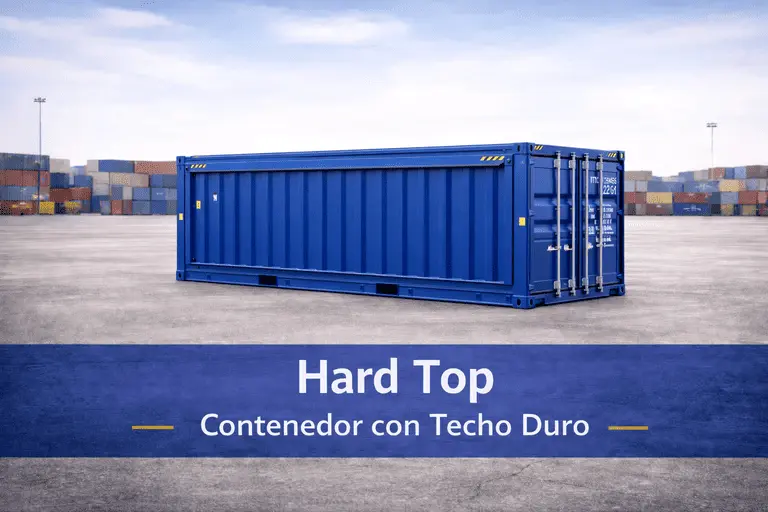 Contenedor Hard Top con techo rígido